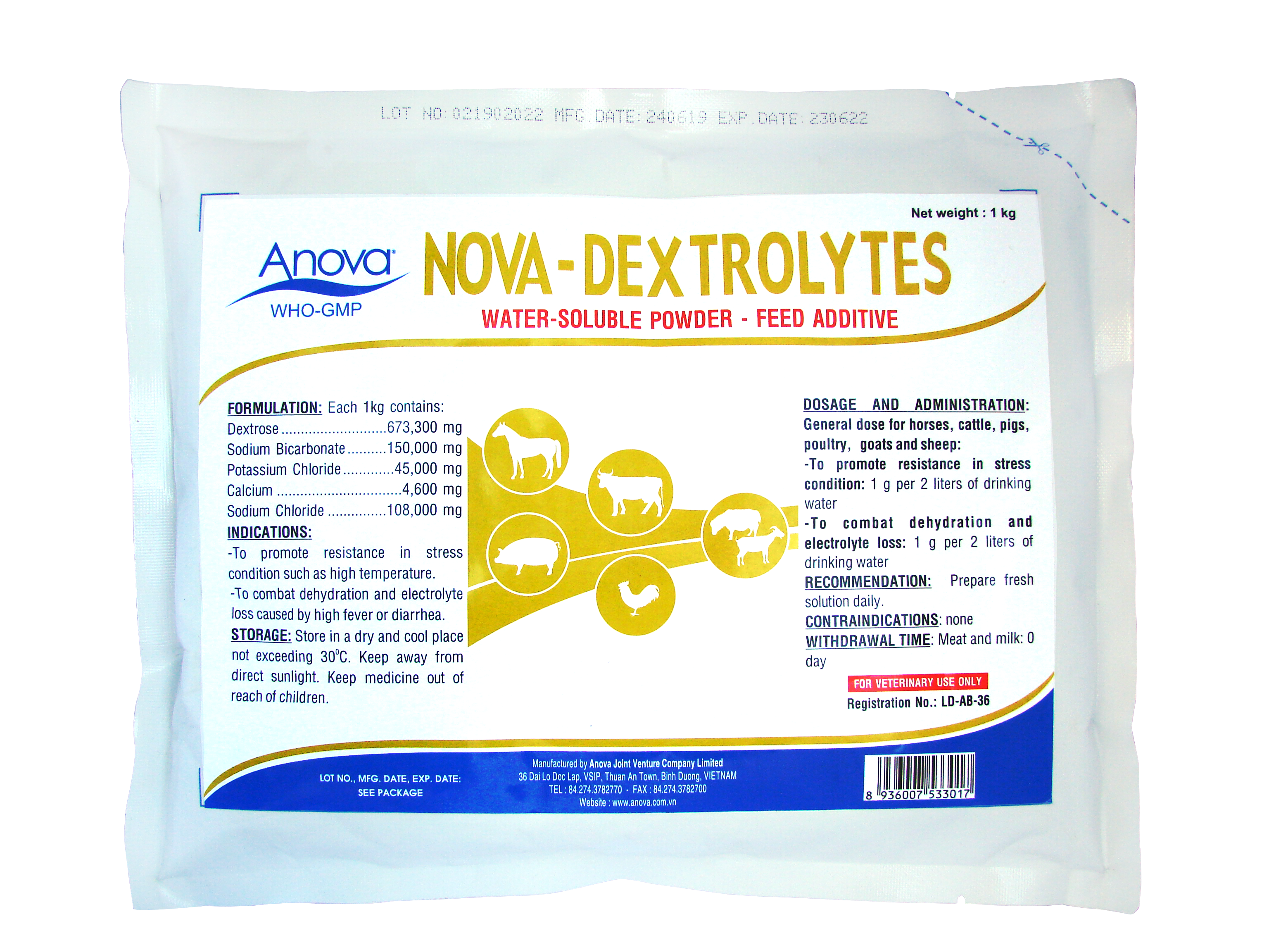 НОВА ДЕКСТРОЛИТ 1 кг